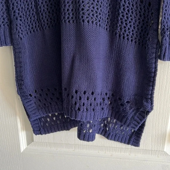 Navy Blue Tommy Bahama Sweater Dress XL soft stretchy comfortable - Picture 5 of 15